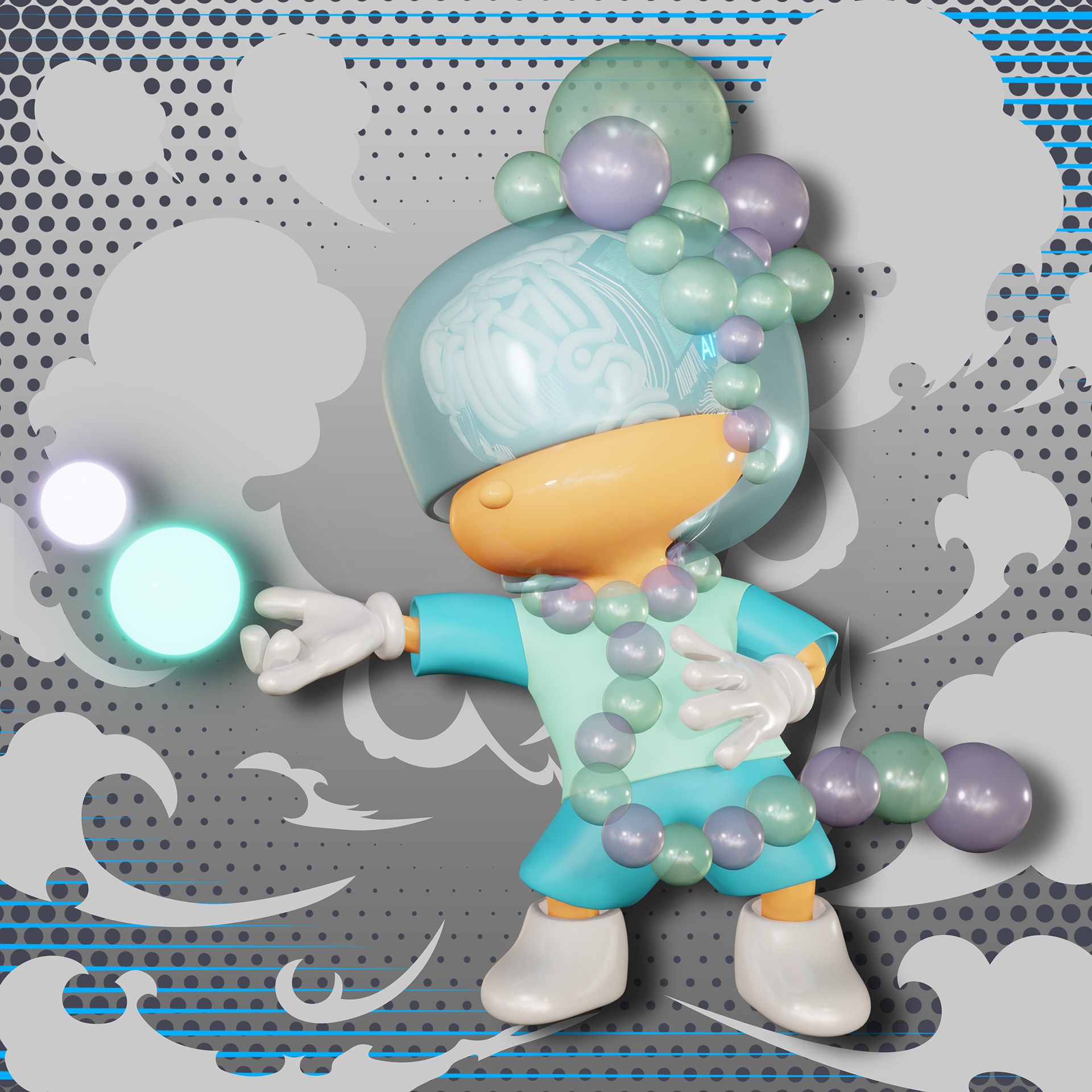BUBBLE MAN #07