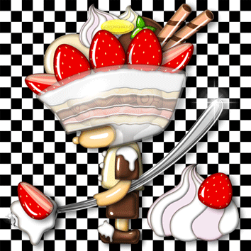 Strawberry parfait #166