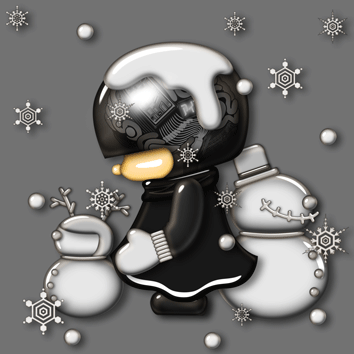 Snow man #152
