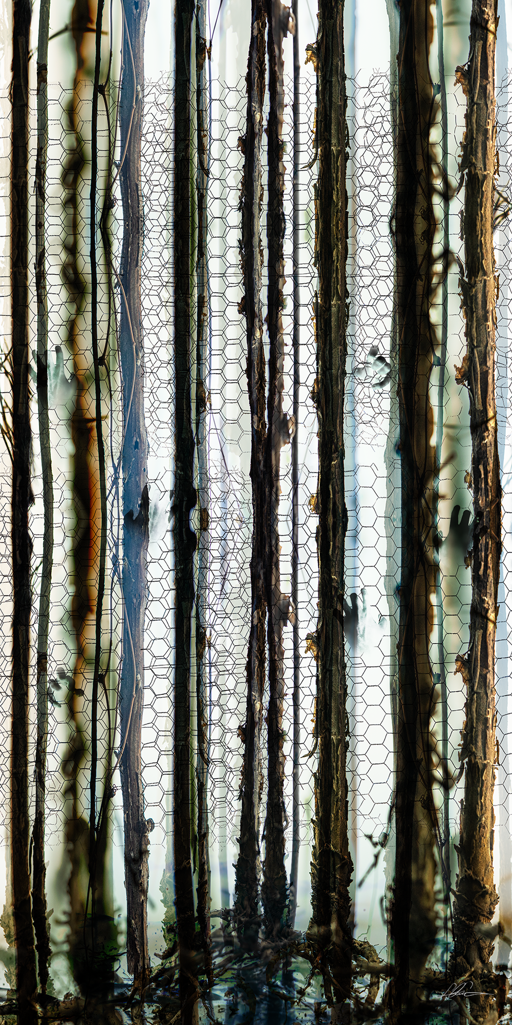Earth 6 - 20" x 40"