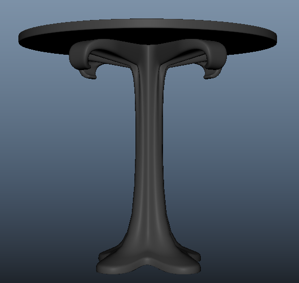 Tea Table (Mid Angle)