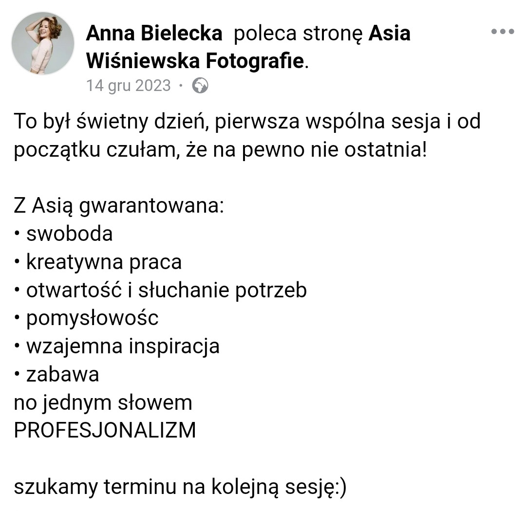 Sesja portretowa do portfolio aktorskiego