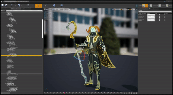 Skeletal Mesh closeup