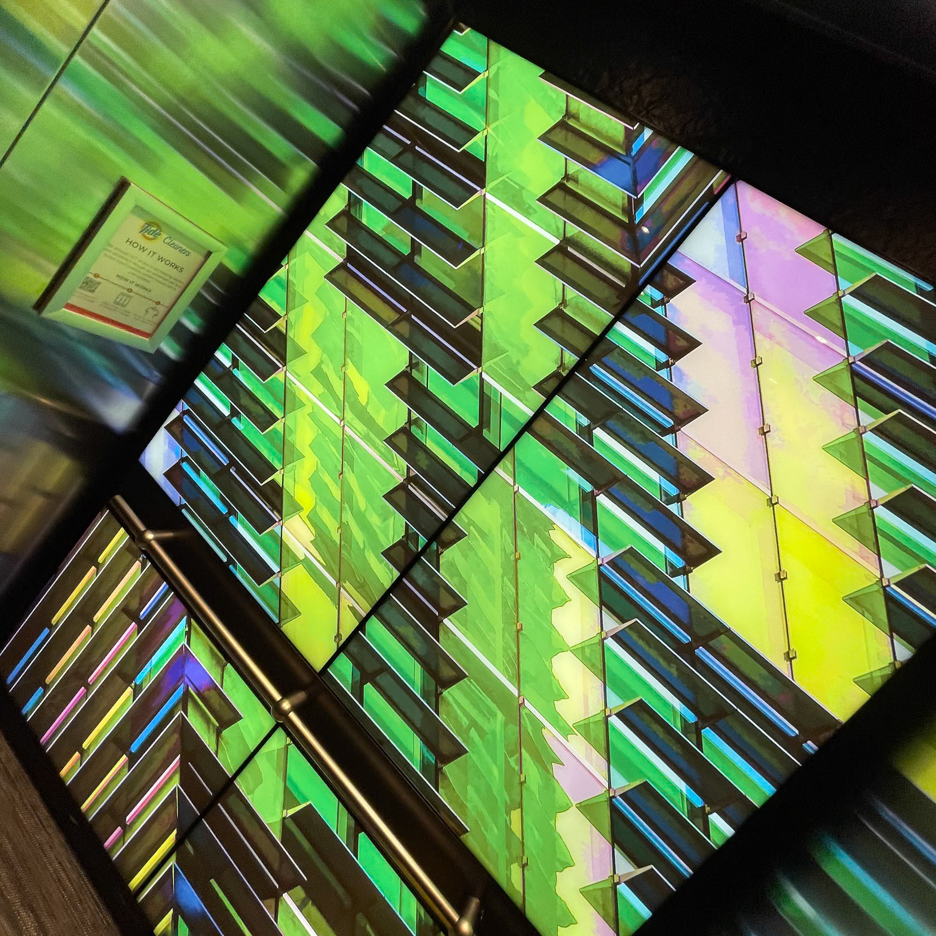 BACKLIT ACRYLIC PANEL ELEVATOR INSTALLATION