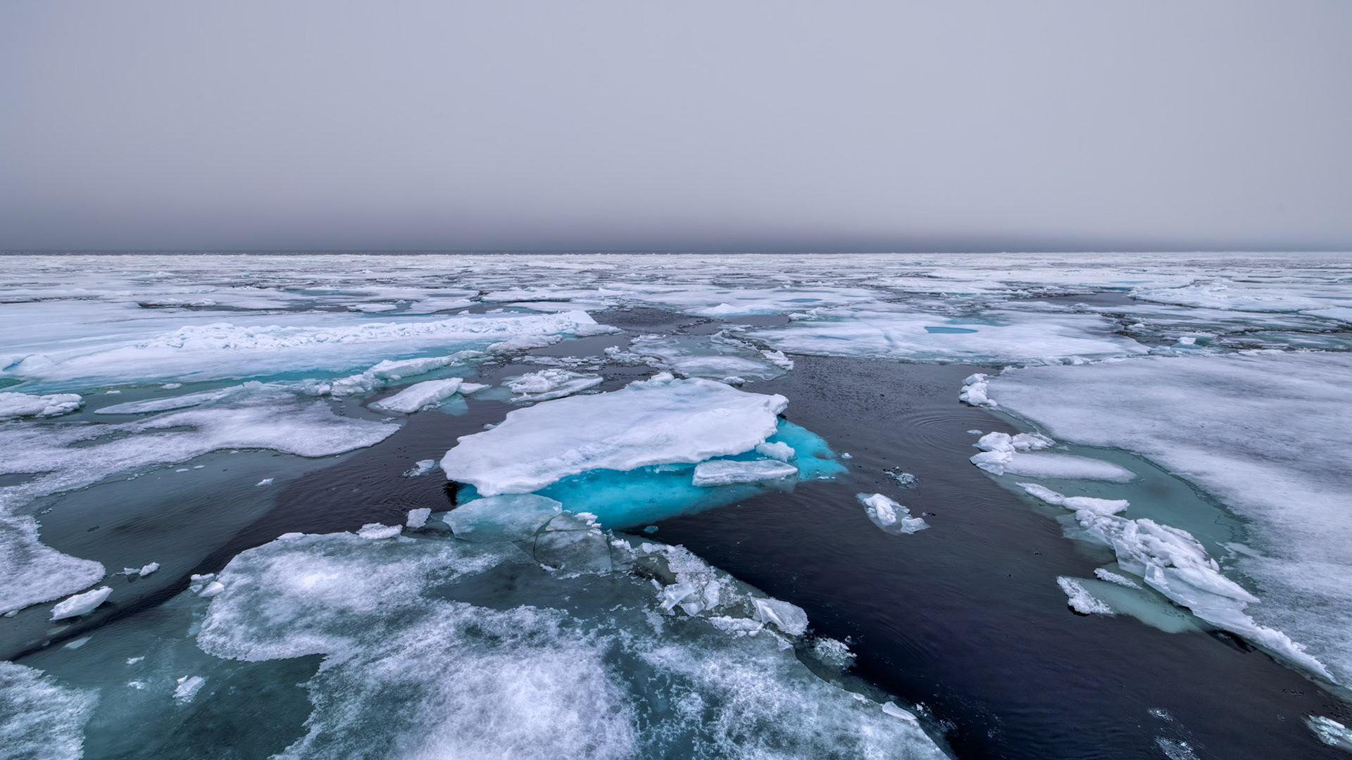 APPROACHING THE POLAR ICE CAP