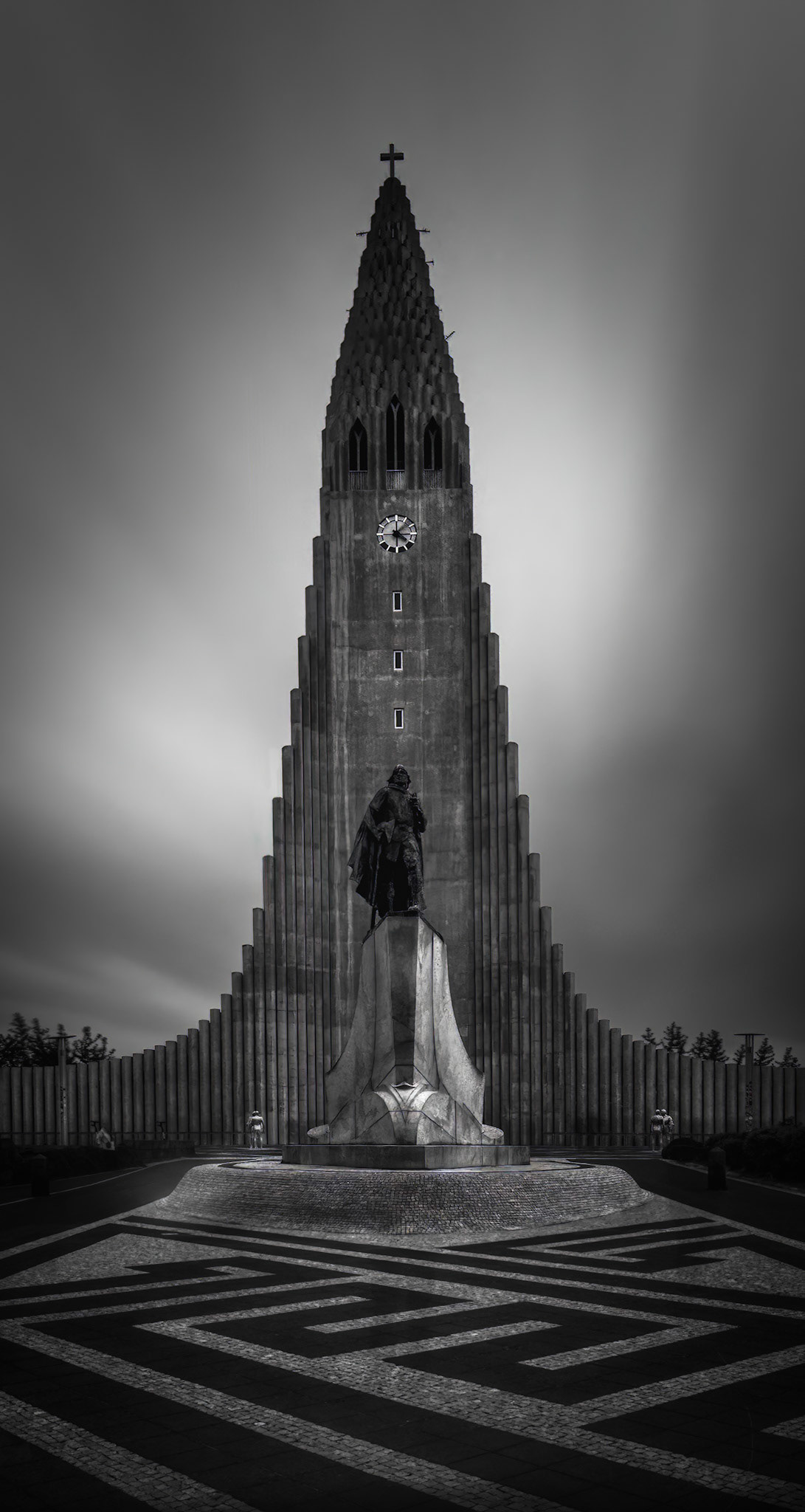 AXIS OF FAITH  |  Rising from the heart of Reykjavík, this iconic church stands as both a spiritual landmark and a symbol of Iceland itself. Its soaring concrete facade was inspired by the basalt columns that define much of the island's volcanic landscape, creating a structure that feels as though it emerged directly from the earth.