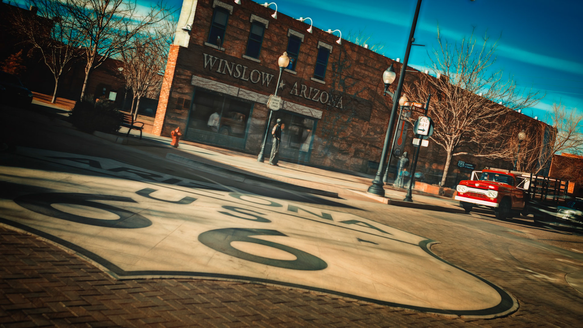 STANDING ON THE CORNER IN WINSLOW ARIZONA | ROUTE 66