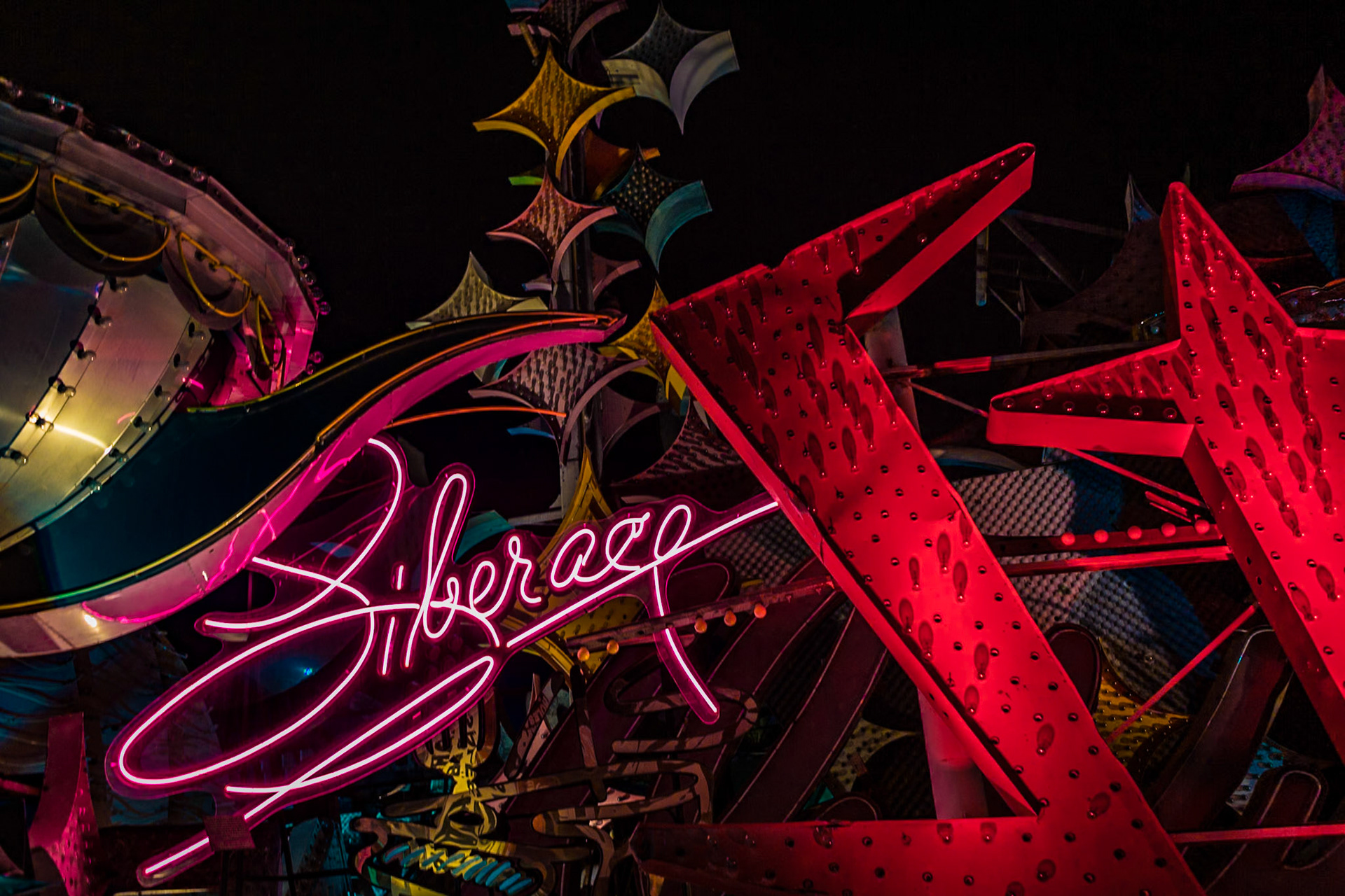 PINK SERENADE UNDER NEON STARS