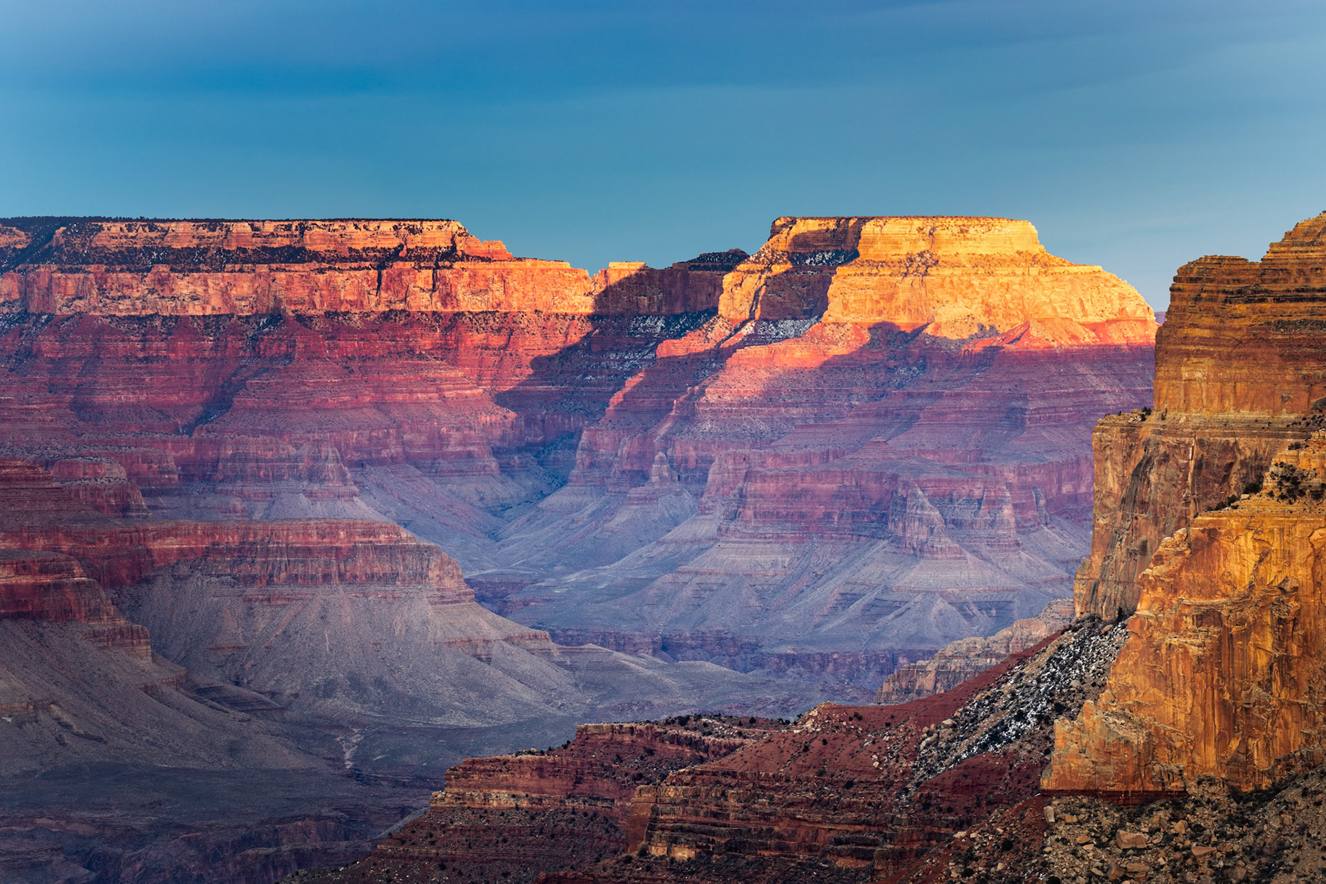 YAVAPAI POINT PASTELS | SOUTH RIM GRAND CANYON