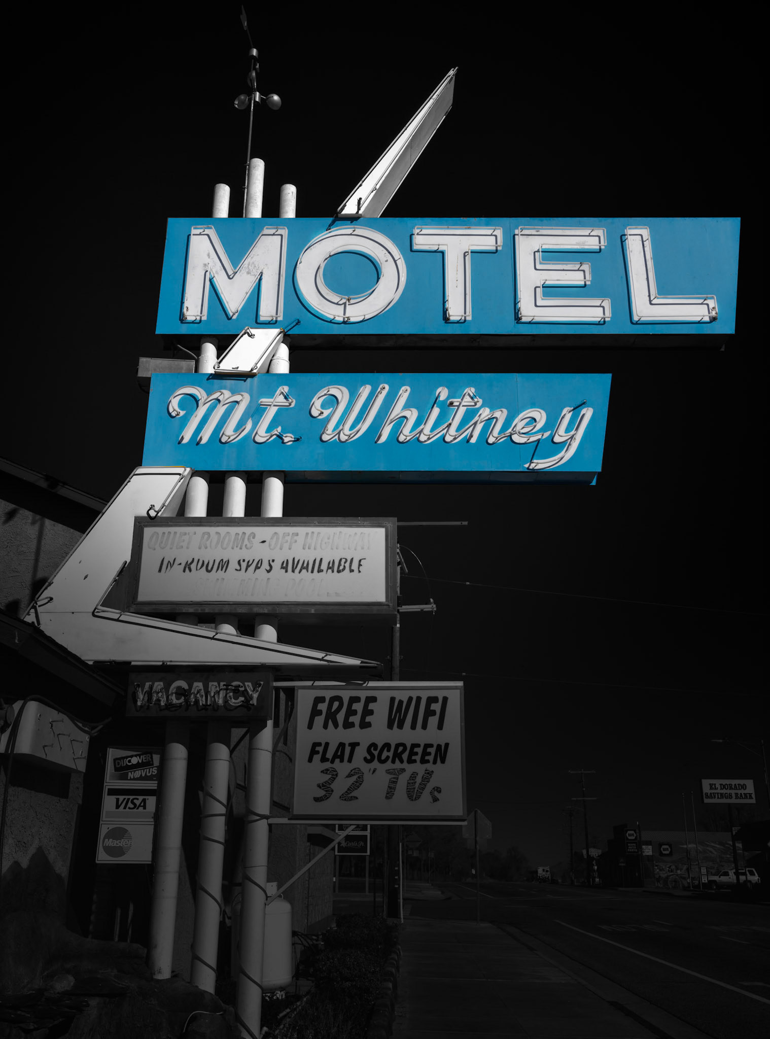 BLUE NEON, EMPTY HIGHWAY