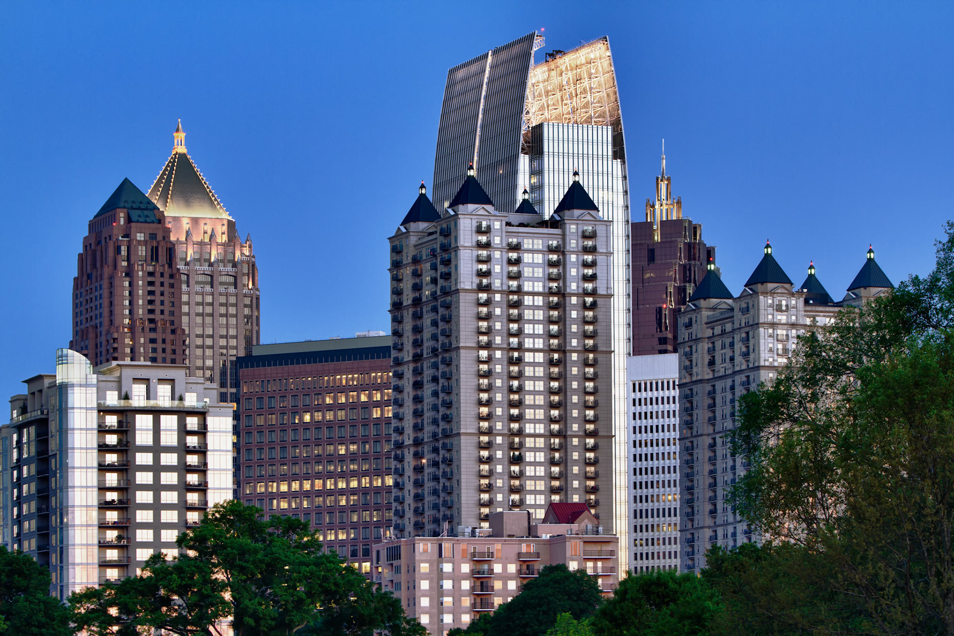 CITY ABOVE THE TREES
