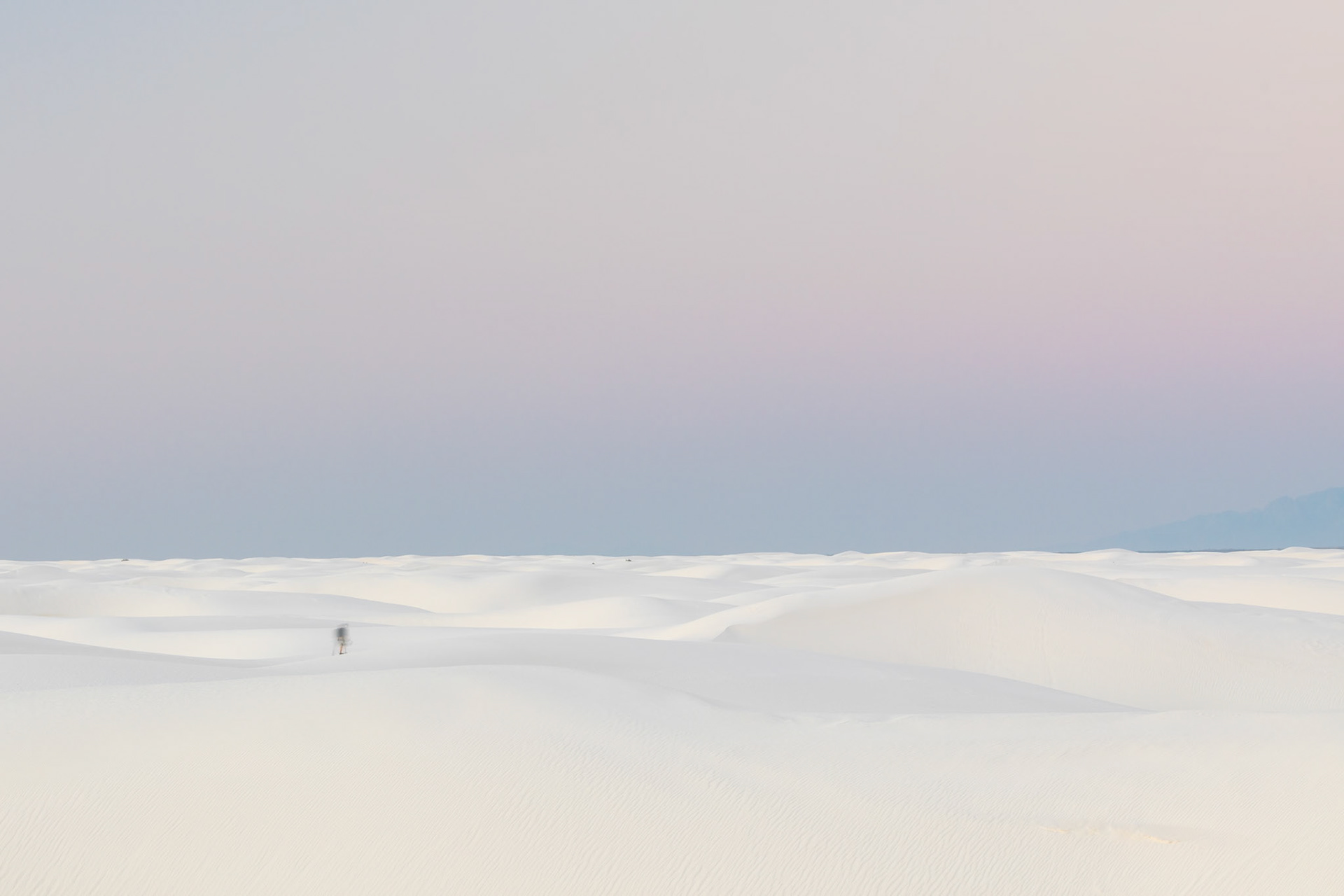 ALONE IN WHITE