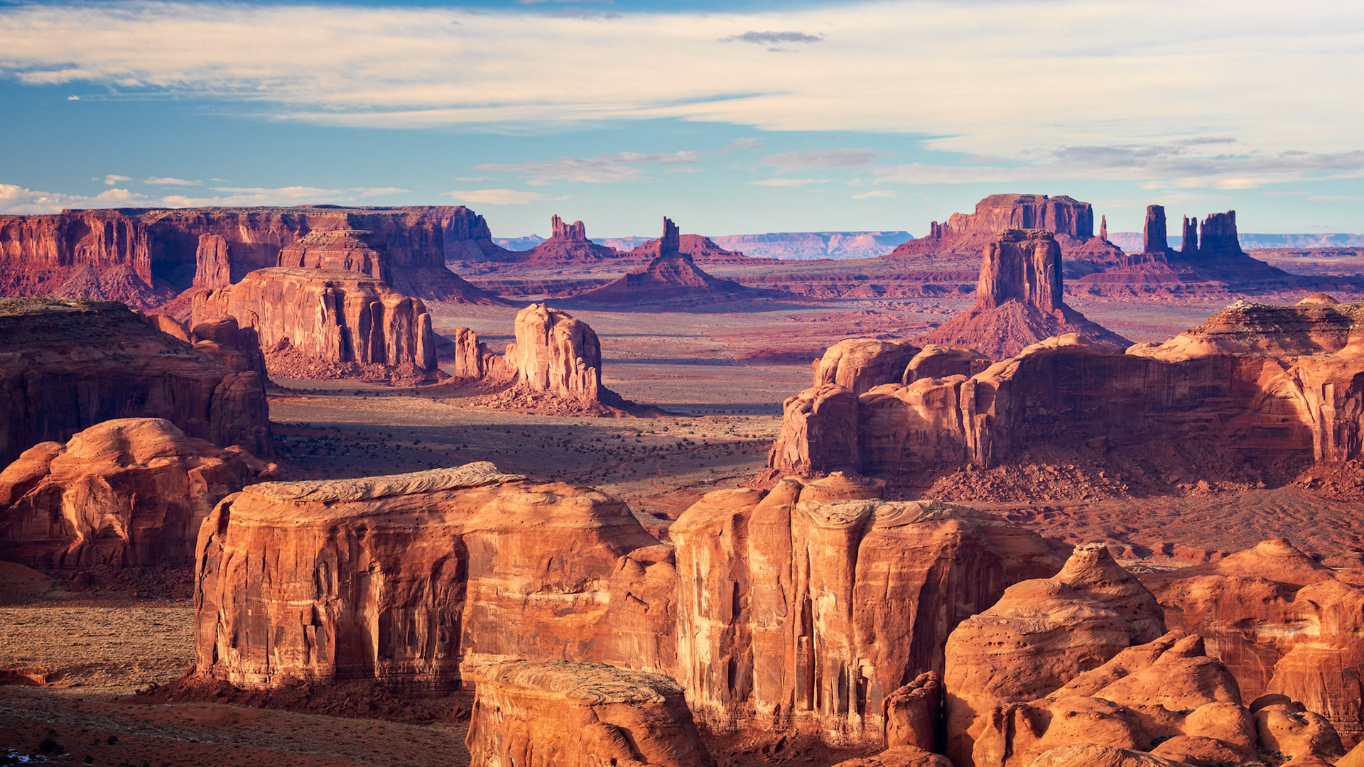 MAJESTIC VIEW FROM HUNT'S MESA | MONUMENT VALLEY NAVAJO TRIBAL PARK