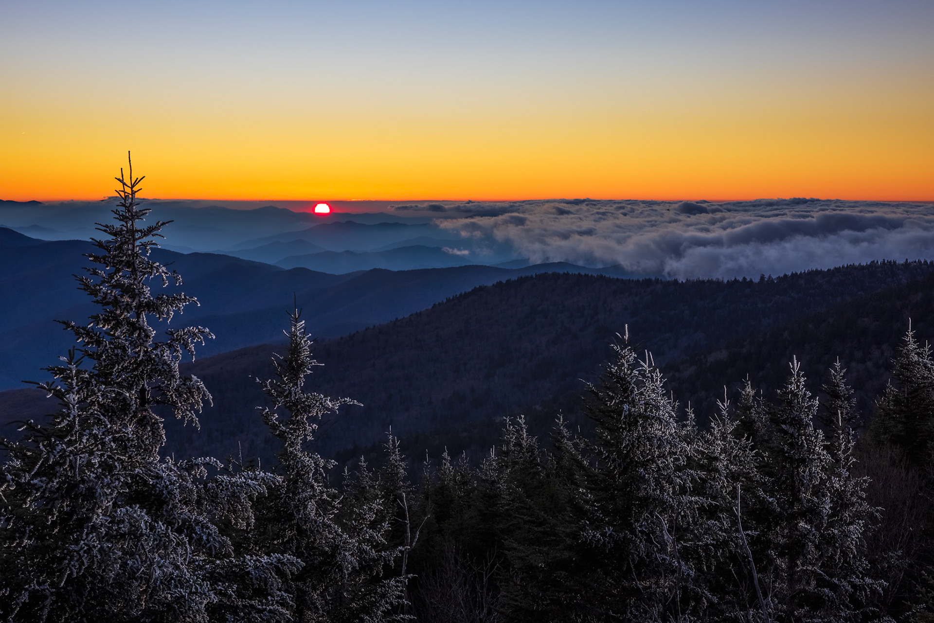 DUSK ABOVE THE CLOUDS III