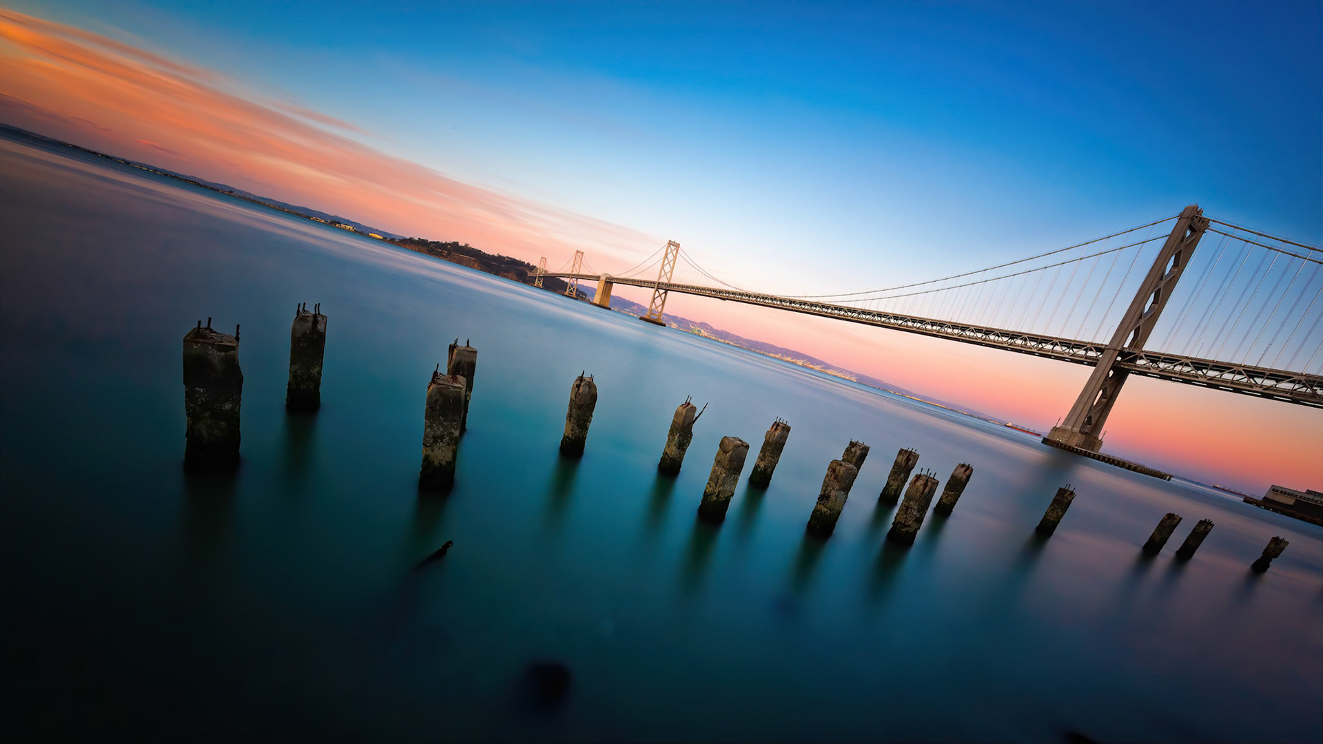 OAKLAND BAY BRIDGE SUNSET | SAN FRANCISCO