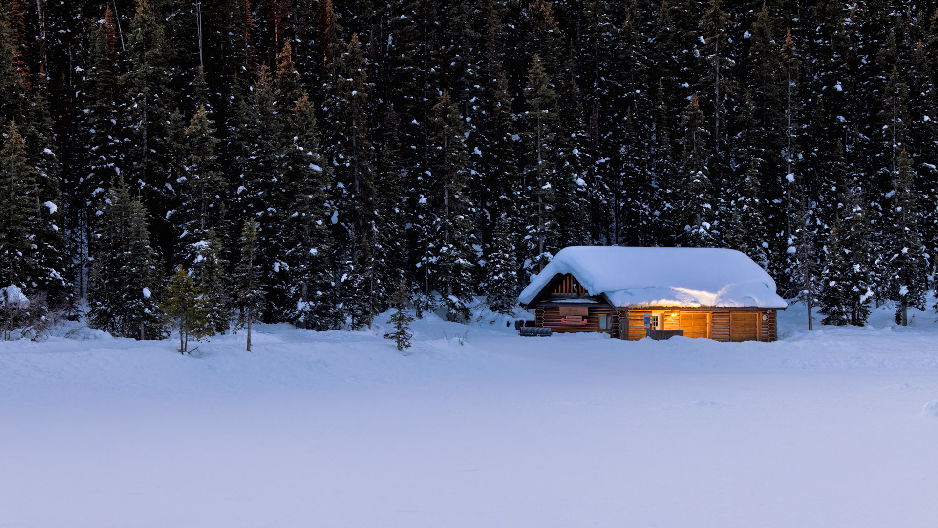 WINTER SANCTUARY  |  Not every photograph is about a dramatic mountain peak or a spectacular sunrise. Sometimes it is a simple structure, quietly existing within an extraordinary landscape, that captures the imagination.