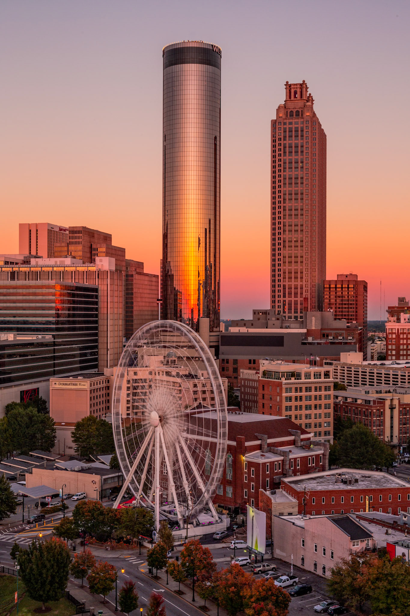 SUNSET ON CENTENNIAL PARK