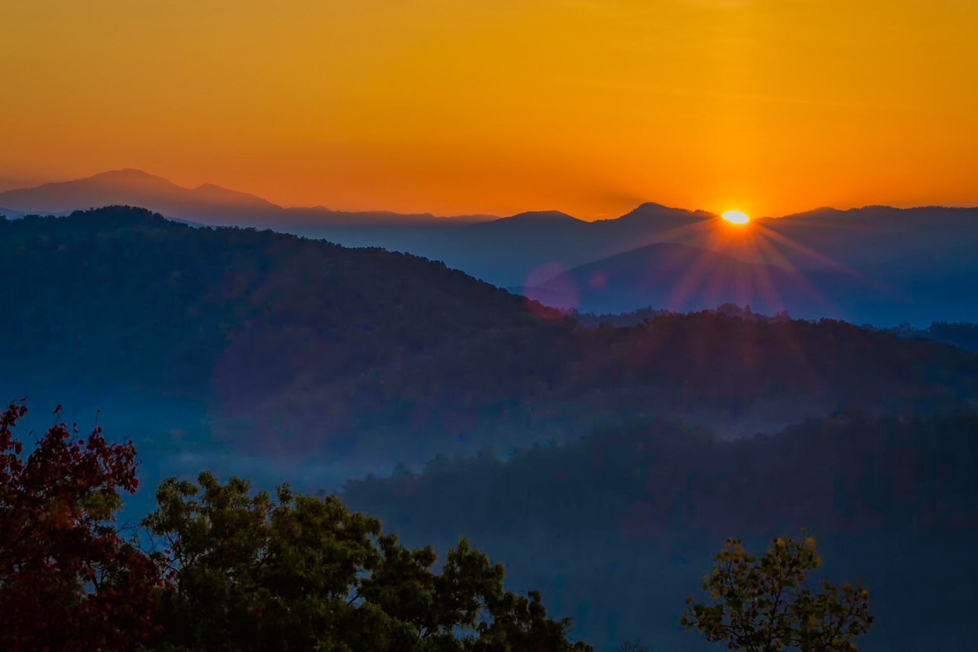 SMOKY MOUNTAIN SUNRISE | SMOKY MOUNTAINS | TENNESSEE