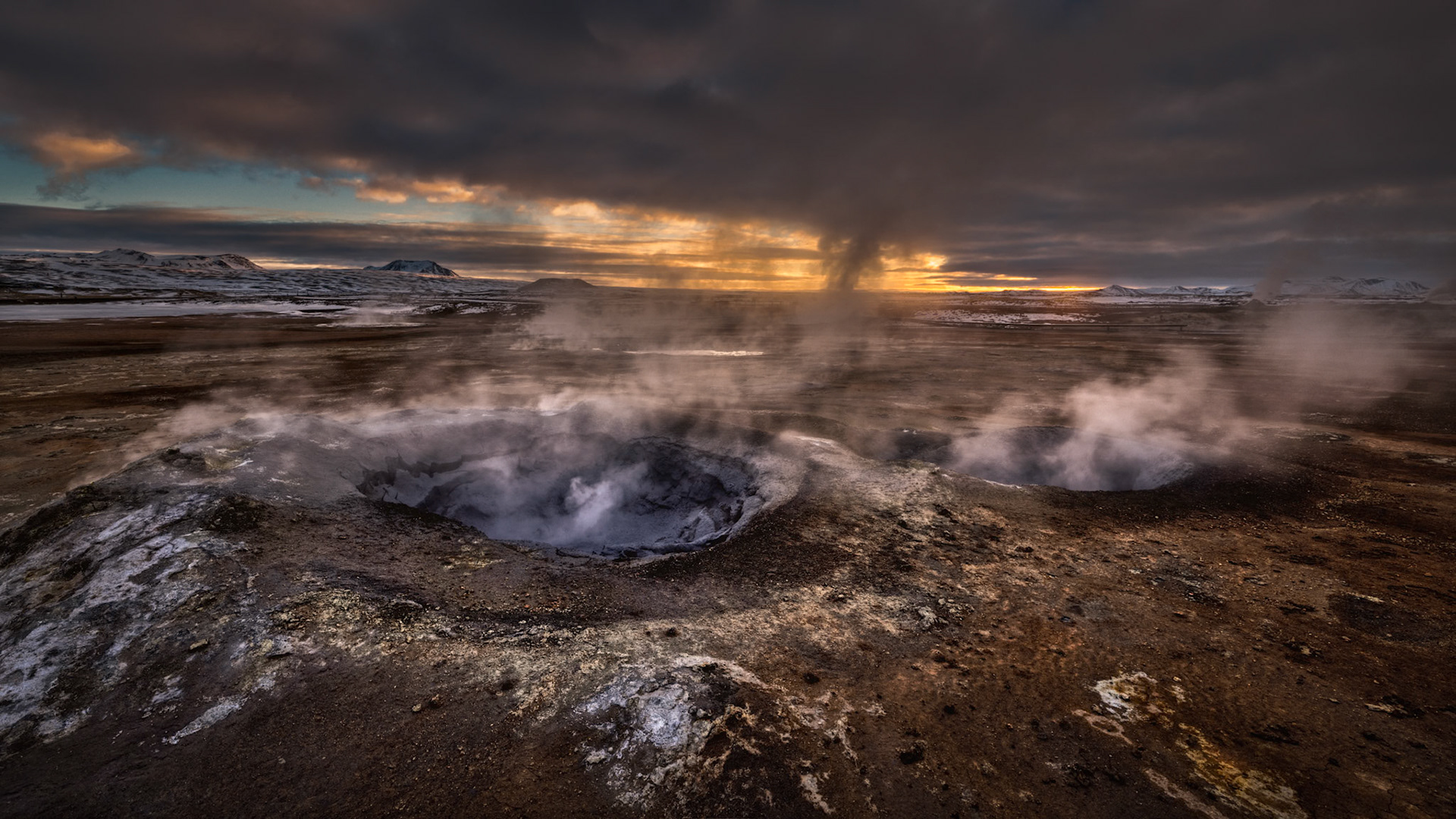 BOILING MUD POTS OF MYVATN