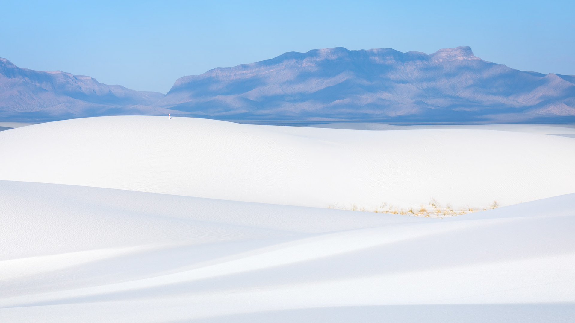 DUNES AND DISTANT PEAKS