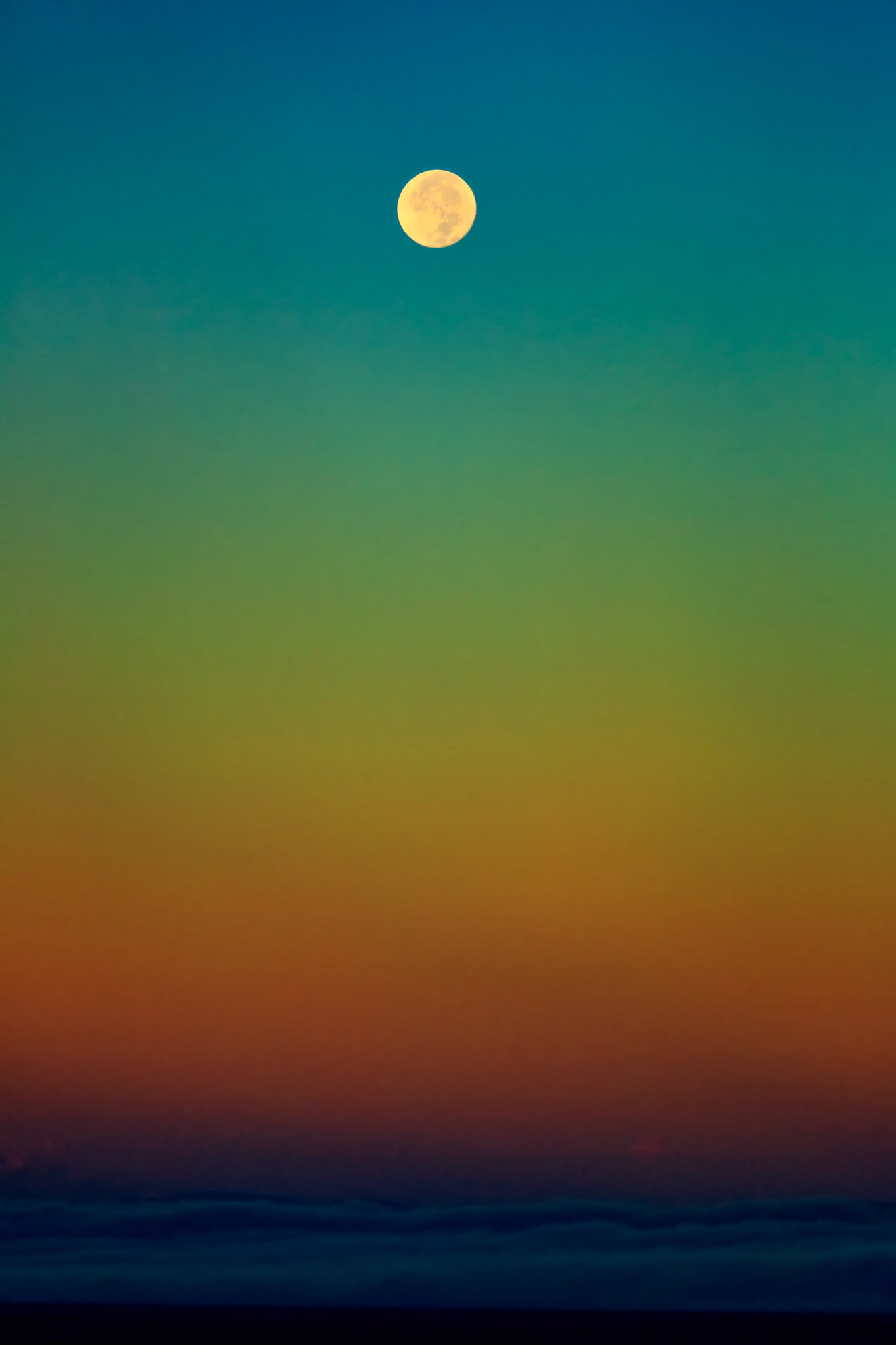 MOON OVER QUIET EARTH