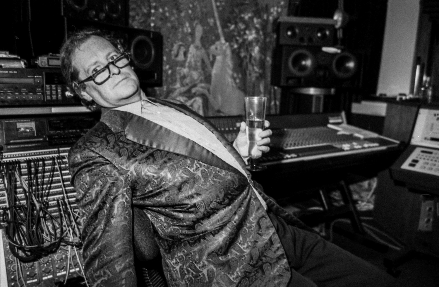 Desmond FitzGerald, Knight of Glin, New Year Party, Sandymount, 1991.