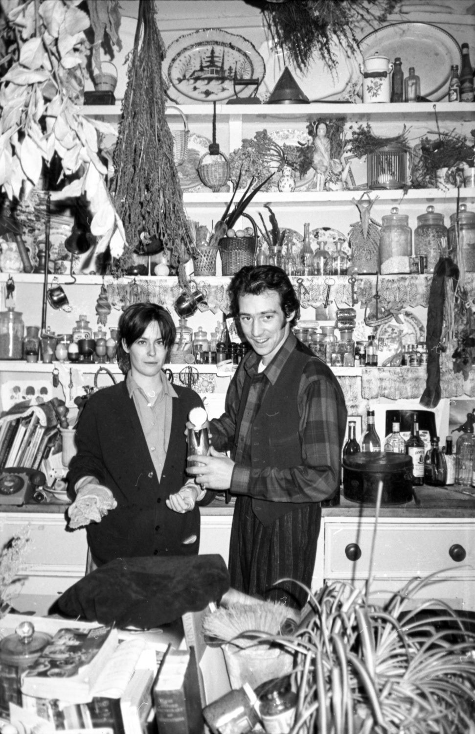 Amanda and Francis Harlrech, Oswestry, ca. 1985. 