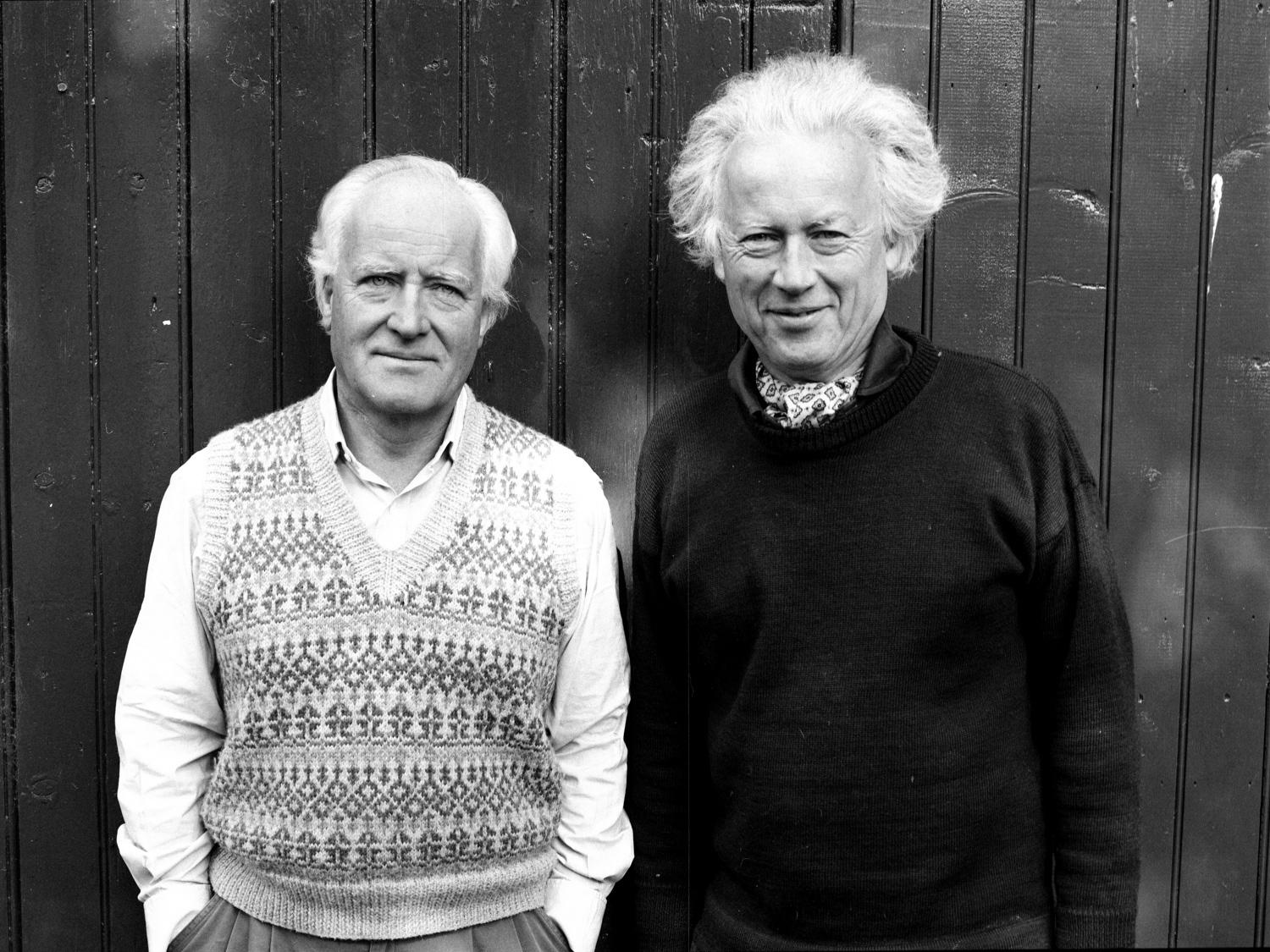 Desmond and Jonathan Guinness, Leixlip ca. 1994.