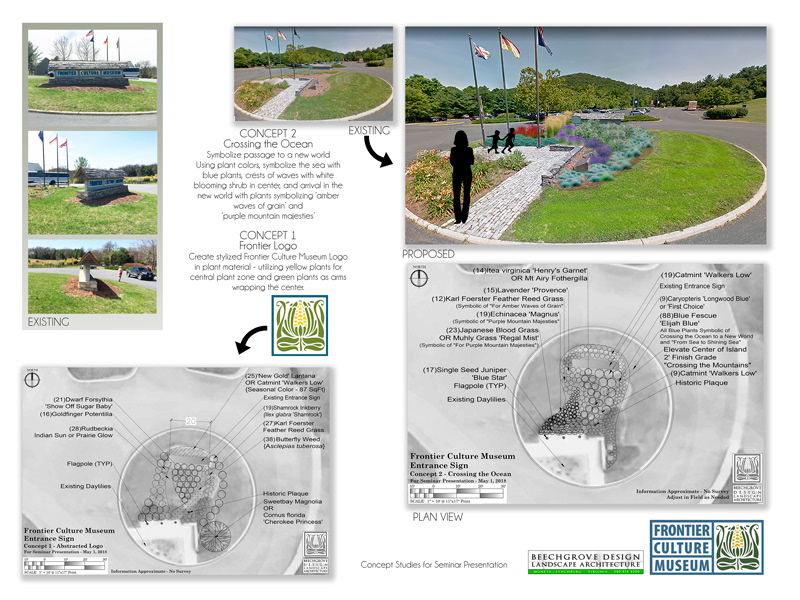 Frontier Culture Museum Entrance Design 2018