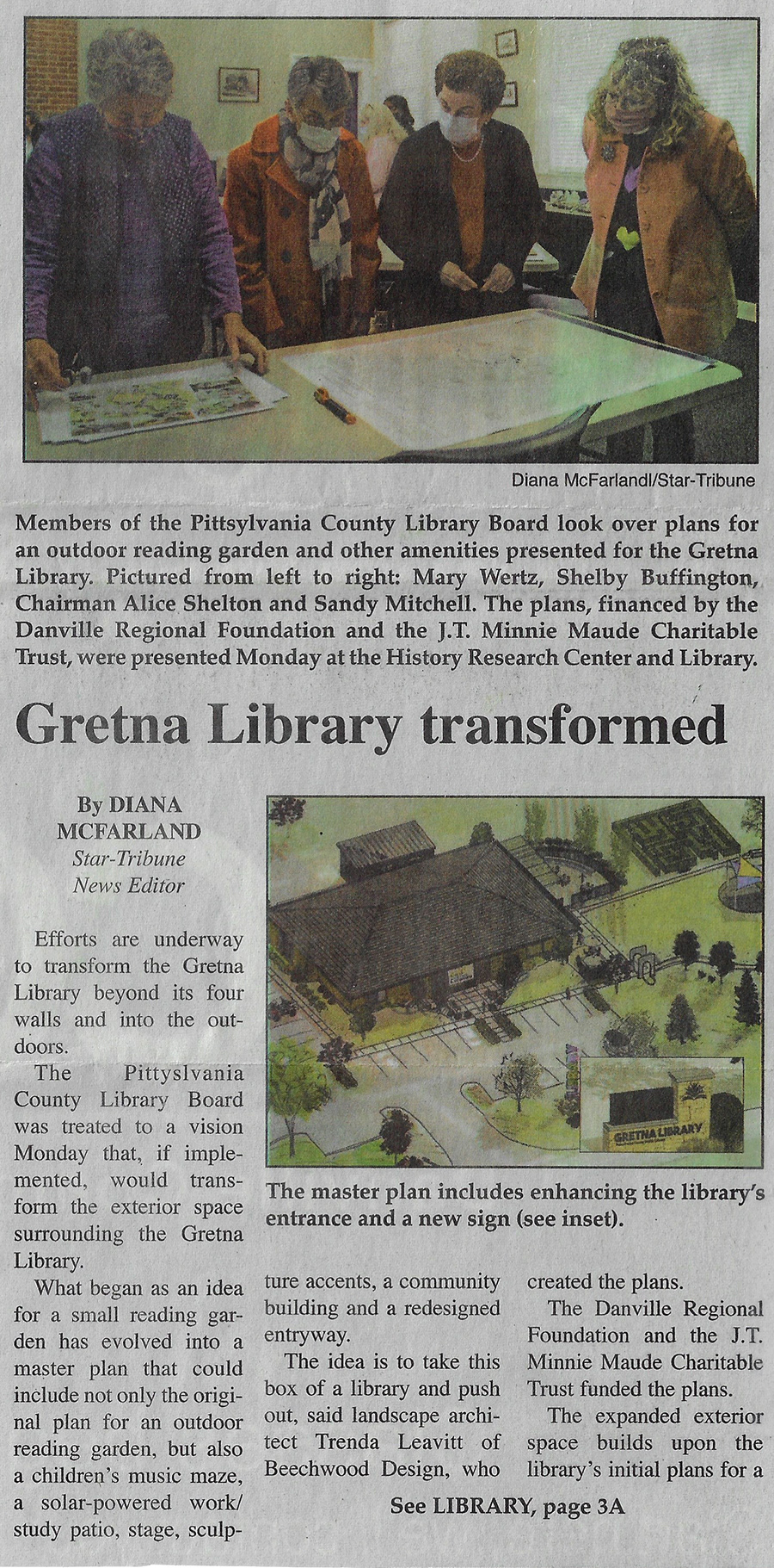 Gretna Library Landscape Architecture Plans | February 2022
