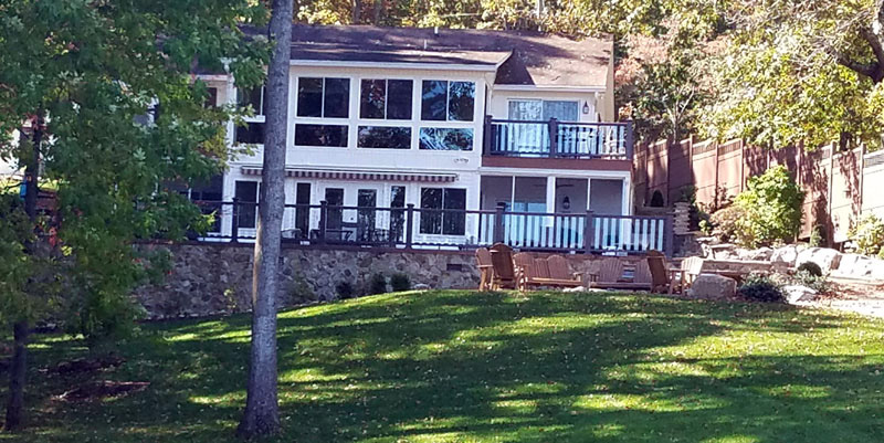Smith Mountain Lake Residence - View from Lake - 2020