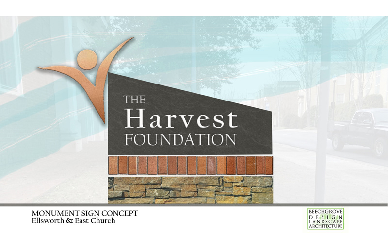 The Harvest Foundation Sign Design Concept
