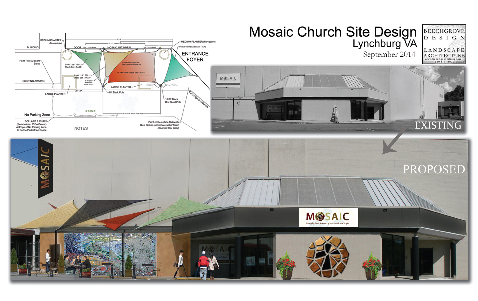 Mosaic Church Site Design Lynchburg VA 2014