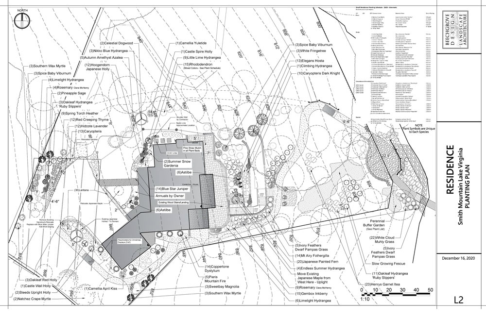 Planting Plan - Smith Mountain Lake VA Residence | Home Featured on Charity Home Tour 2025 https://smithmountainlake.com/eedition/special-section/laker-magazine/page-m028/page_142a60a7-0906-50f5-aa40-97a4862805e4.html