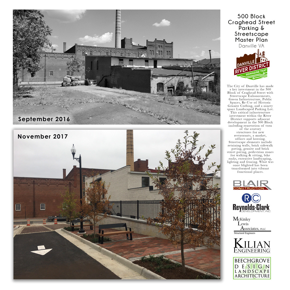 Craghead Street Pre and Post Construction