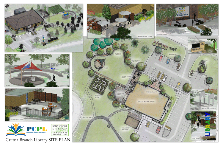 Pittsylvania County VA Library System | Gretna Branch | Landscape Architecture Concept Plans | February 2022