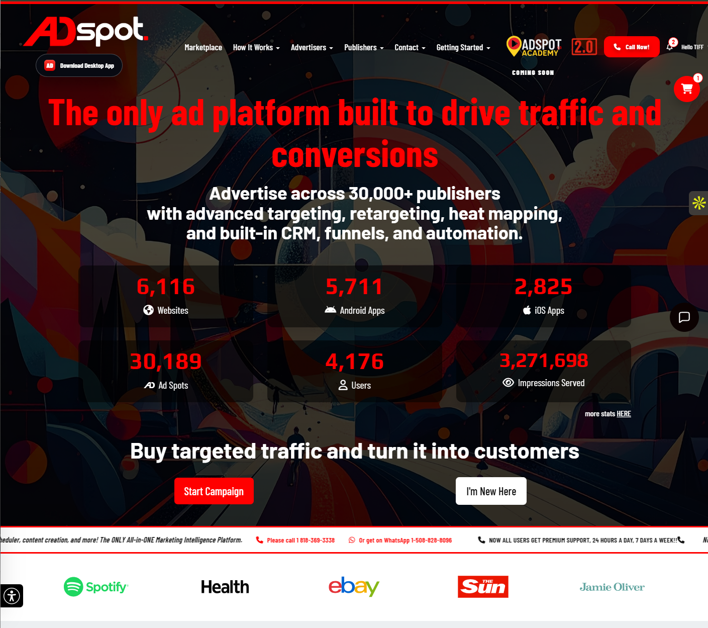 NOW: Hero Area Currently (new nav, image, and content)