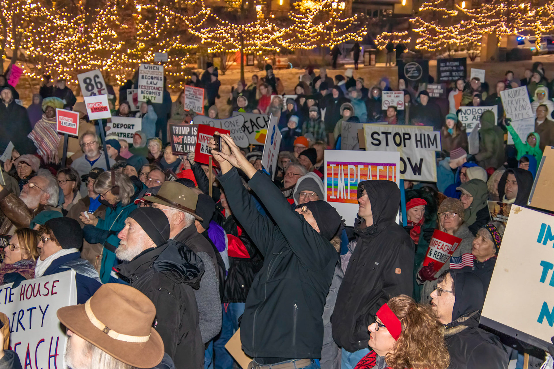 Anti Trump Rally - Turner Park Omaha 12/17/2019