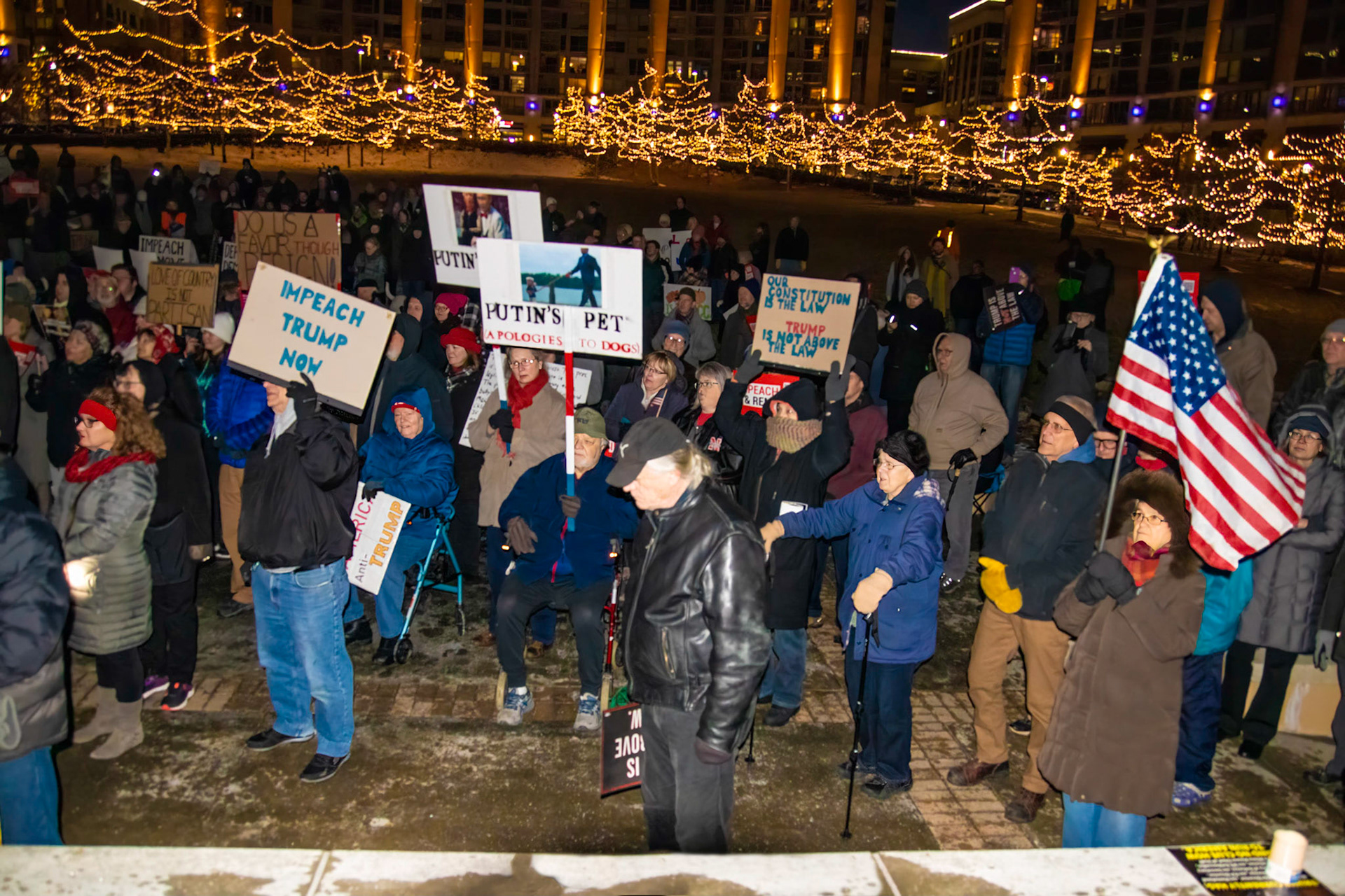 Anti Trump Rally - Turner Park Omaha 12/17/2019