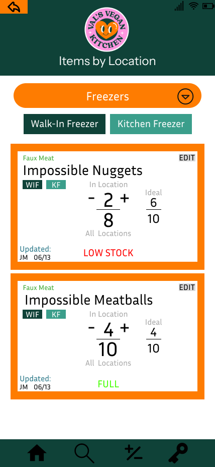 Expanded Information/Detail View