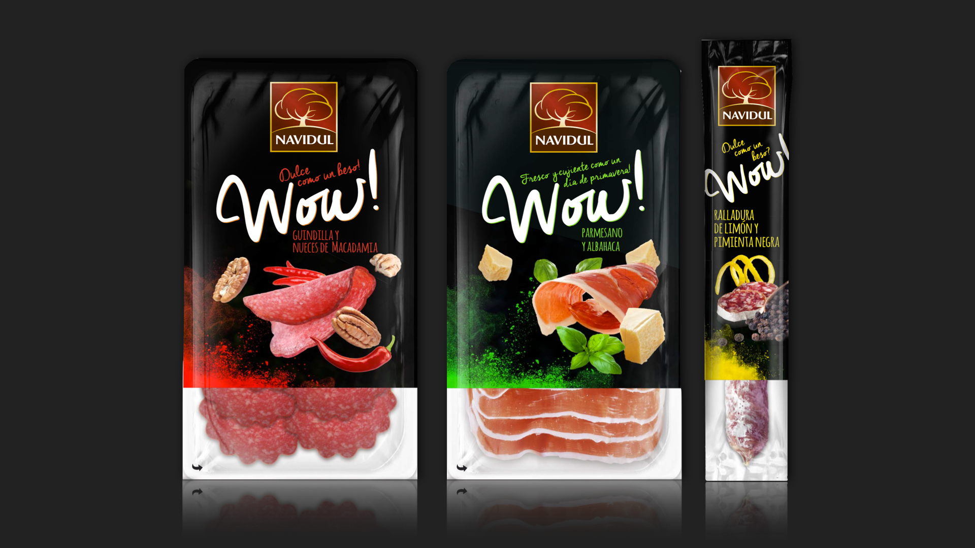 Navidul Sliced and pieces extreme flavors Wow! range design