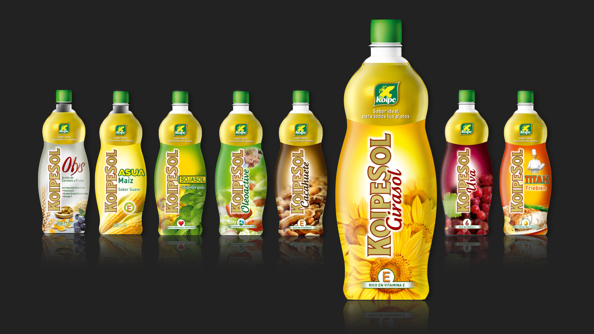 Grupo SOS Koipesol. Sunflower & seeds oil design range