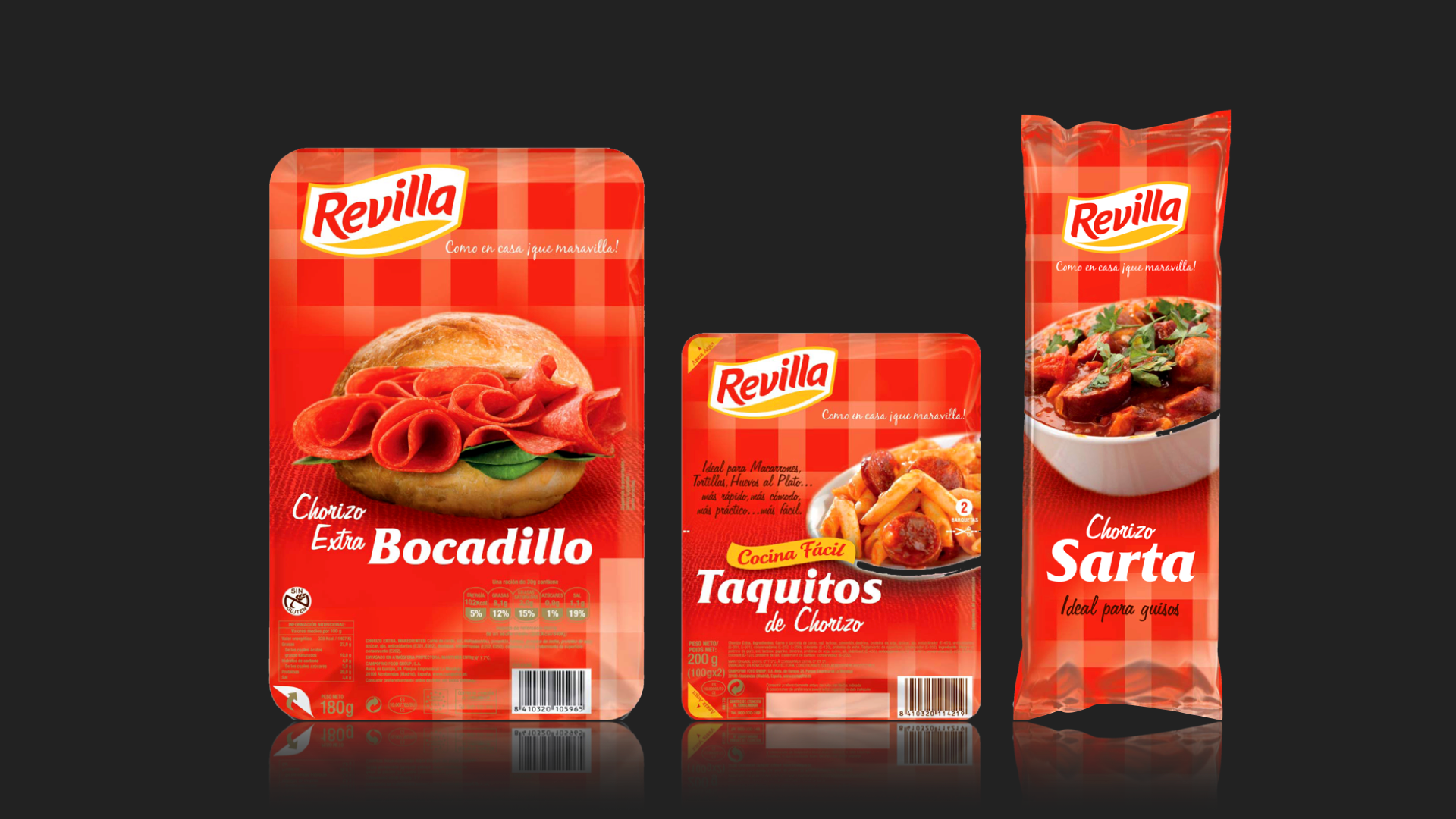 Revilla Chorizo range redesign.