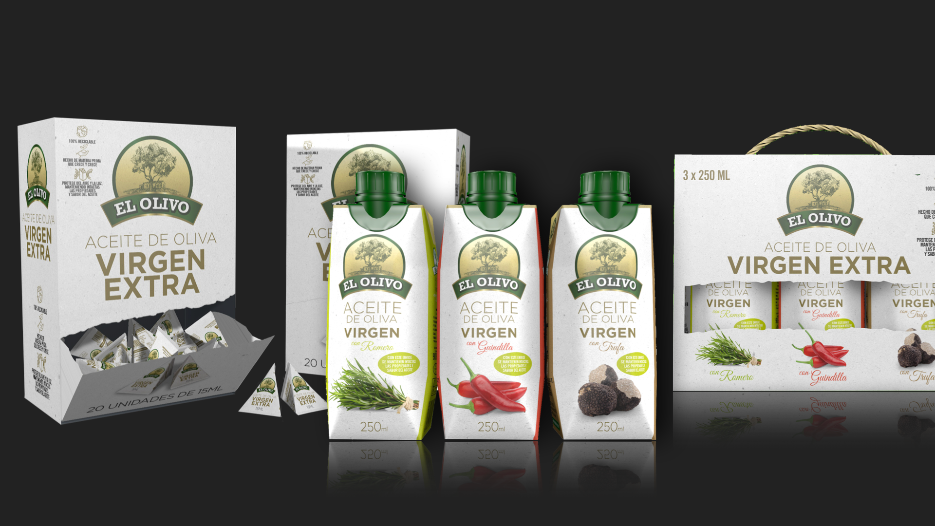 El Olivo Brand creation & packaging design