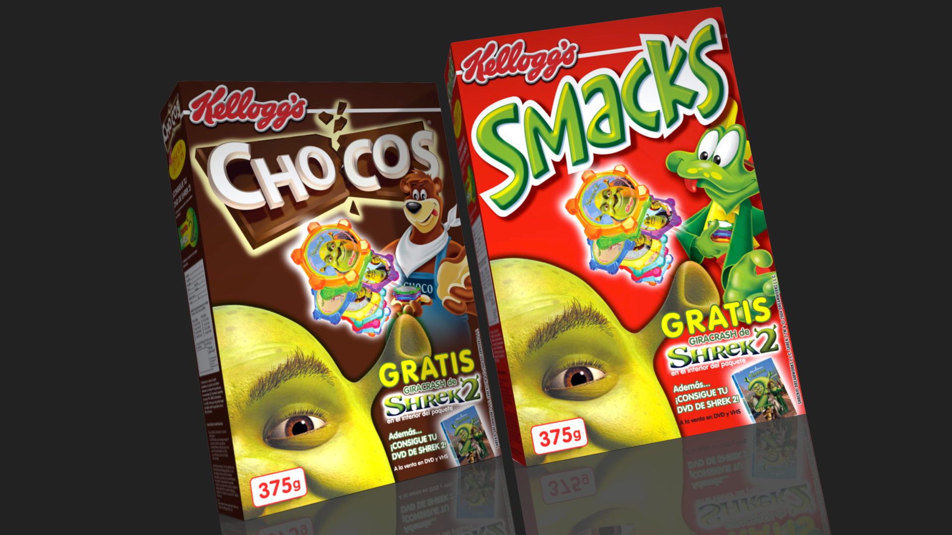 Kelloggs Chocos & Smacks design promo packs