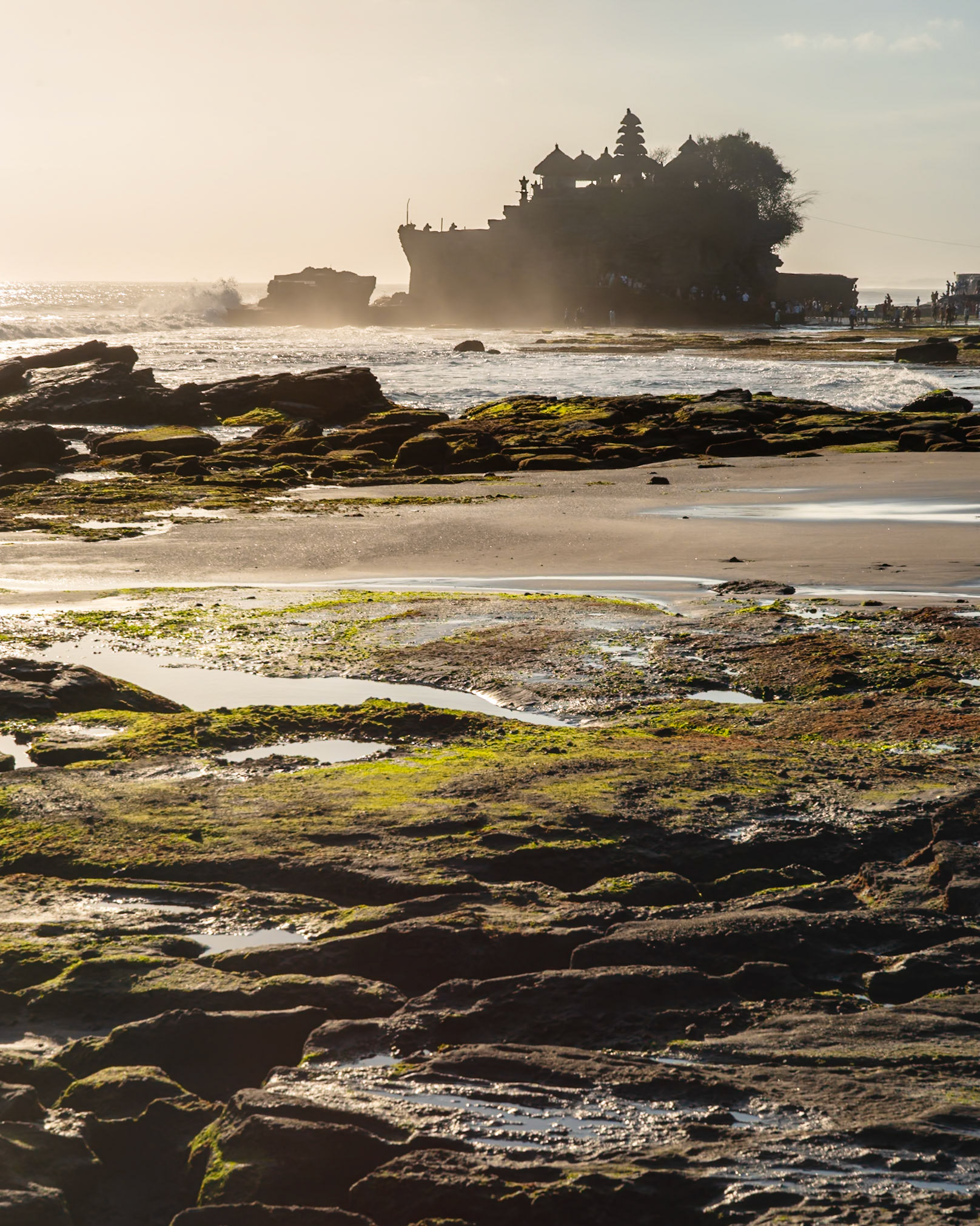 Sea spray, Tanah Lot