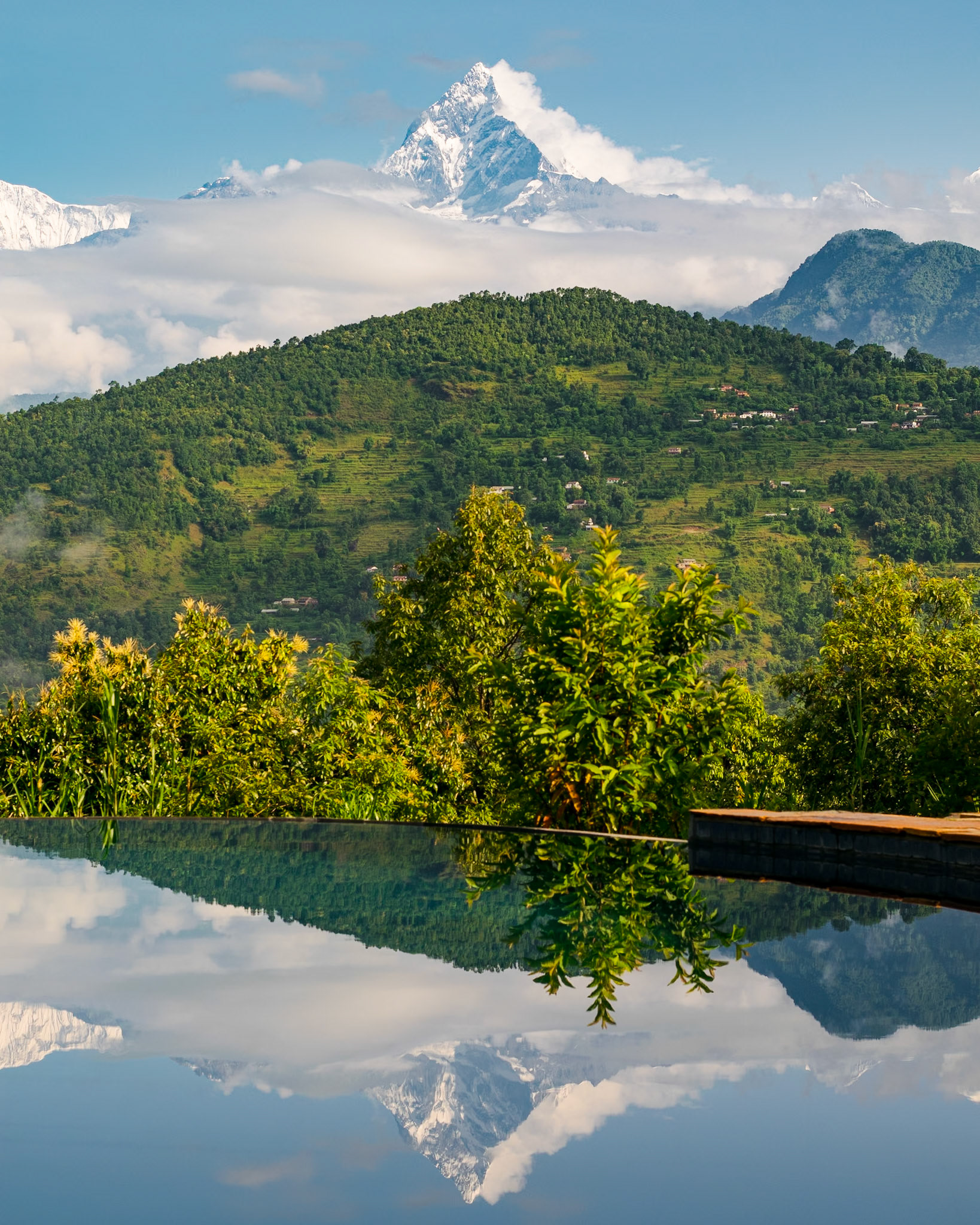 Annapurna reflection, Nepal