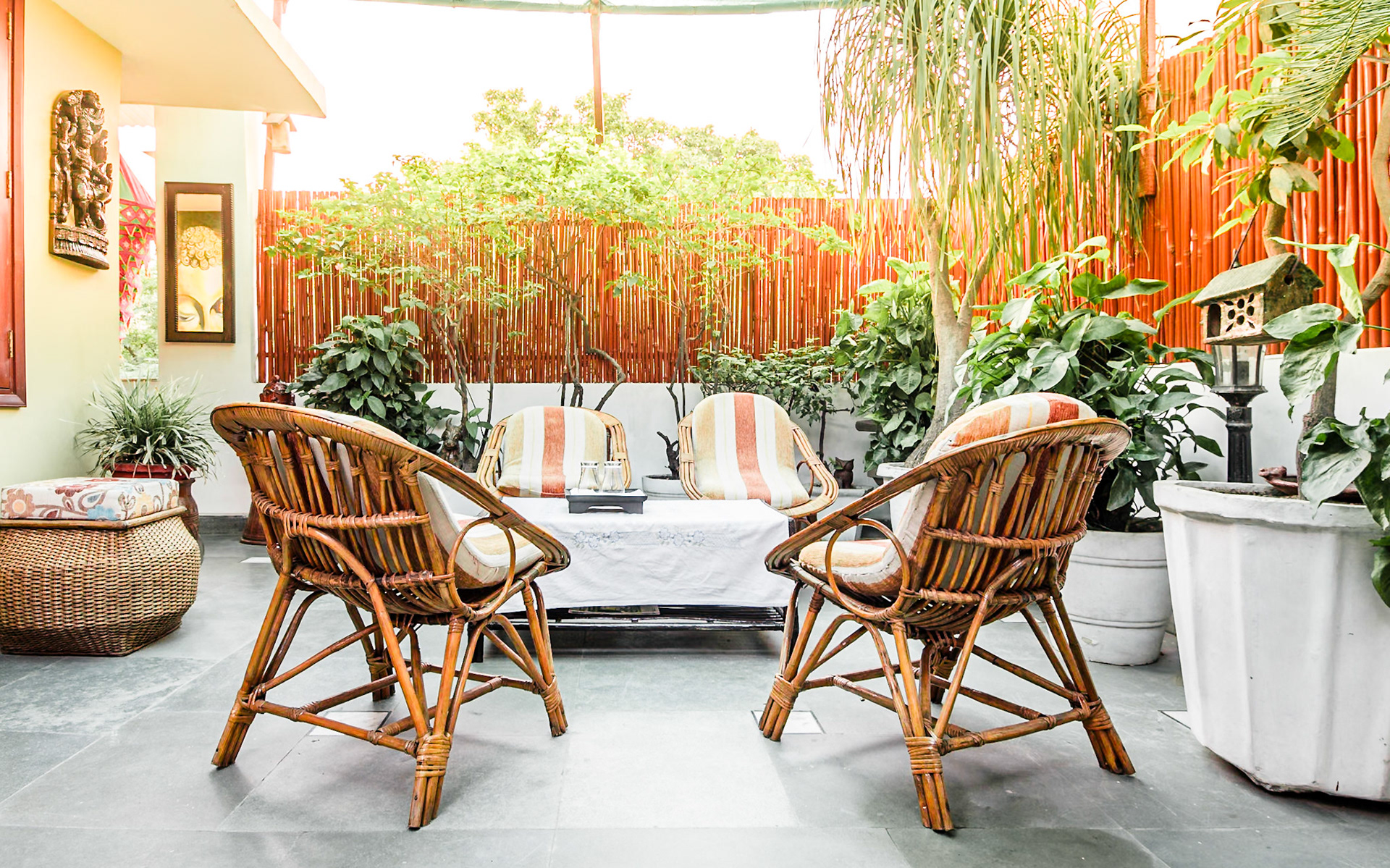 Rooftop lounge, New Delhi