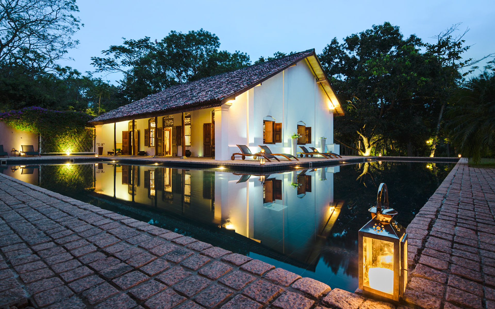 Maya Villa swimming pool, Tangalle, Sri Lanka