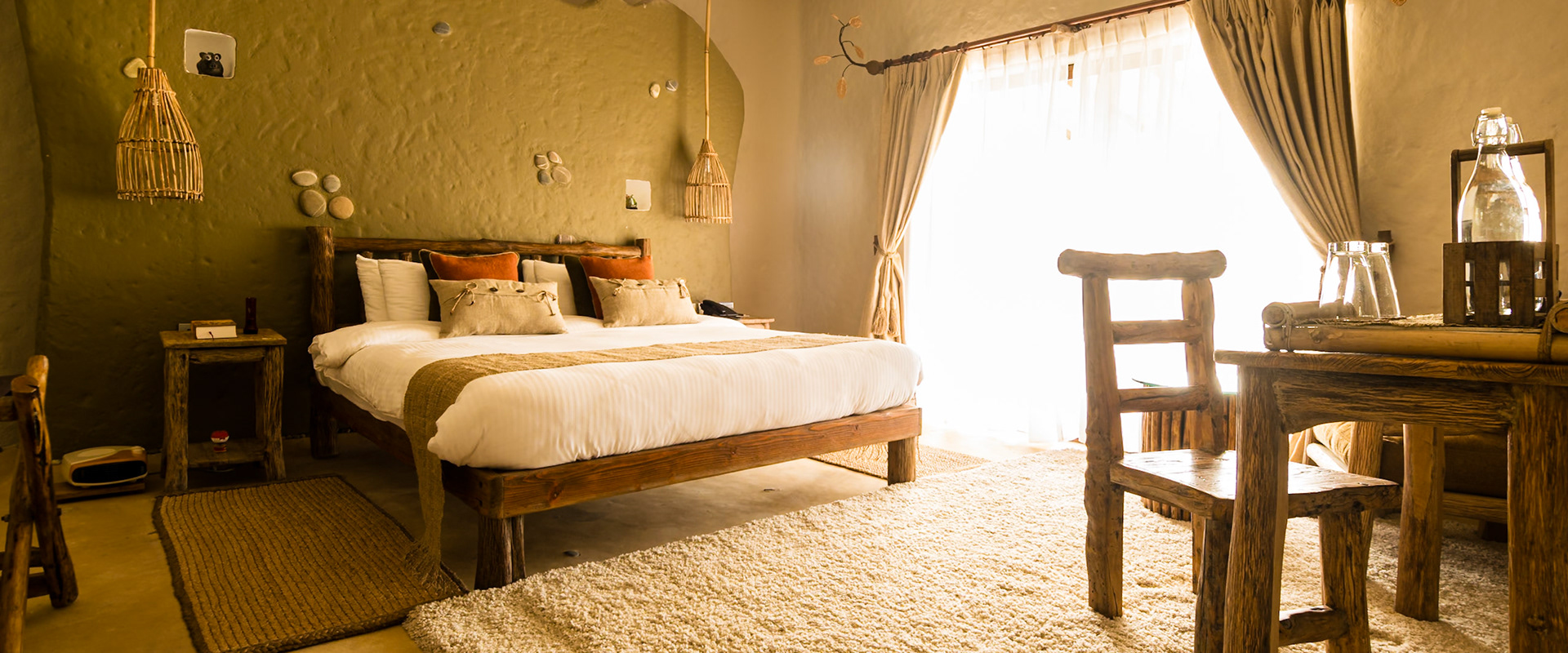 Barahi Lodges rustic room, Chitwan, Nepal